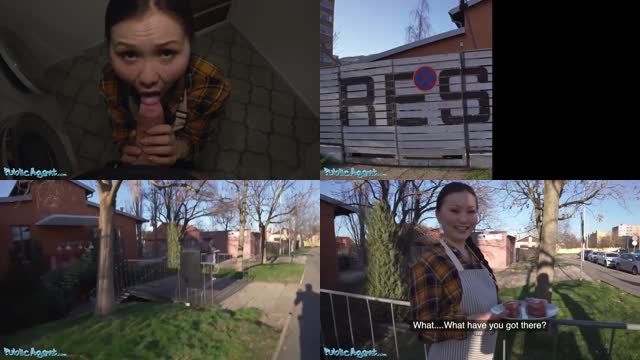Public Agent Chinese Hottie Gets Fucked Doggystyle in a Basement.mp4