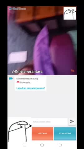 Ome tv - 2 cewek sange colbar
