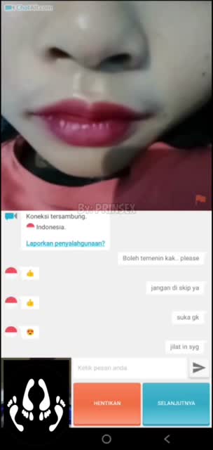Ome tv cewe colmek basah