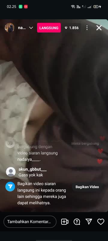 Jilbab abg live IG barbar