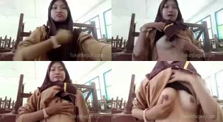 Hijab Pramuka Remas Susu Di Kelas.mp4