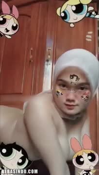 Bokep Indo ABG Hijab Pamer Meki Remas Susunya