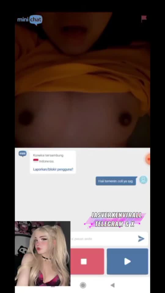 Telegram @jasverkenvirall - ometv ditemenin cewe cantik - Bokep Indo Viral.mp4