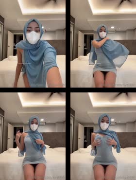 Tiktokers Syalifah Hijabers Omek Ngangkang Bikin Becek @linkasupanmalammu.mp4