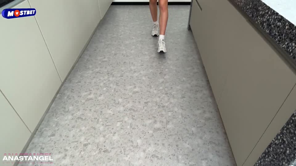 After a Workout the Fitness Babe gets the Perfect Protein from Sperm.mp4