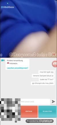 OME TV baju biru tete mulus sangee
