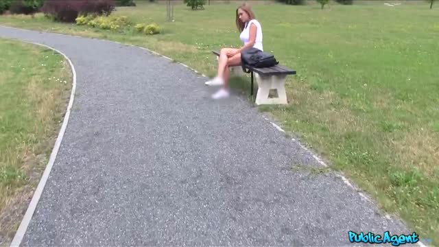 Public Agent - Big Titted Blonde - big tits, blonde, outdoor, Public Agent - Big Titted Blonde, cumshot, hardcore, public, pov