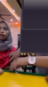Ukhty jilbab digrepe dikafe 