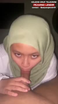 Ajirah ibu Guru Hijab -  Lahap banget klo sama kontol yang gede