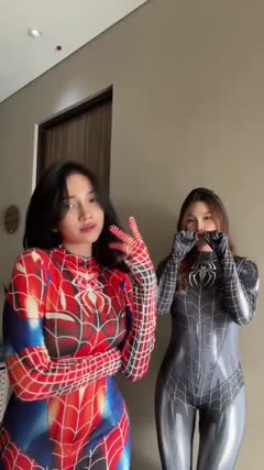 Verllyaling x Dearizkyer Spiderwoman - Join Tele @lupabelum (2).mp4
