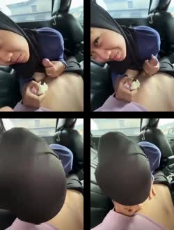 hijab cantik serpong di mobil.mp4