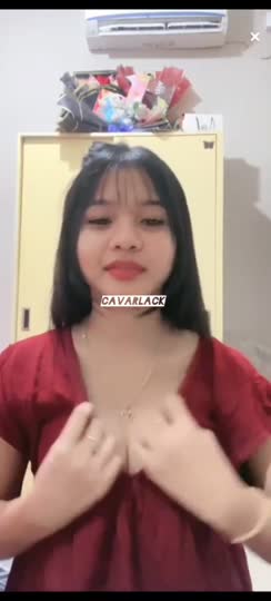 Cantika mode baju merah ketat.mp4