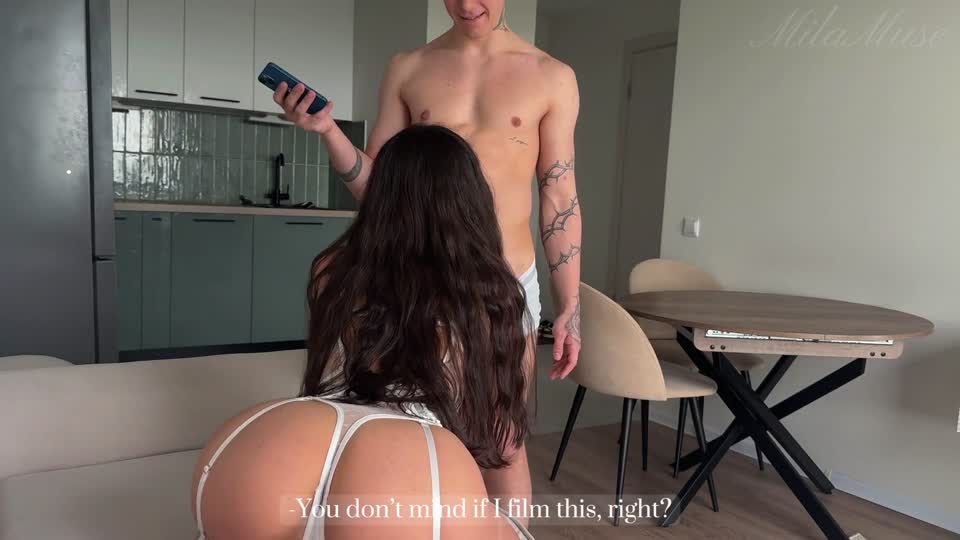 Couple Continues Despite Interruption.mp4