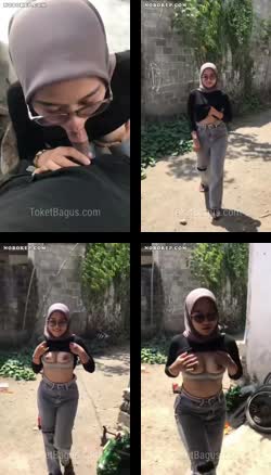 Jilbab Nisia Yuanida Eksib viral nyepong depan rumah kosong.mp4