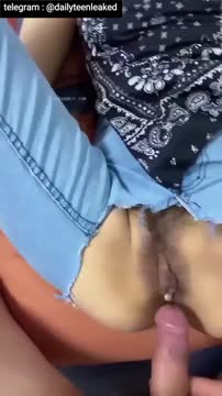 Ngewe cewek cantik memek mulus keburu robek celana