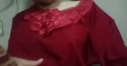 Abg Baju Merah Tt Bulet Mulus