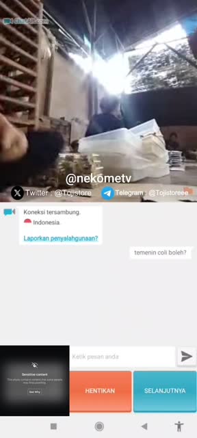 OMETV PAMER TOBRUT  - (Telegram https://t.me/nekometv)