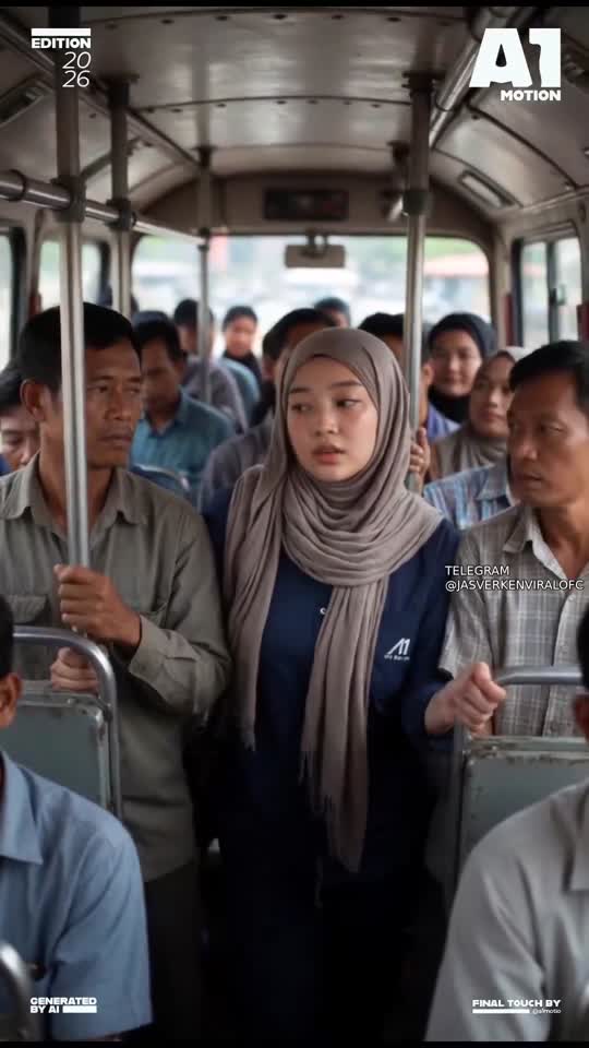 AI Motion | Cewe Hijab - Semua Mata Tertuju - Telegram @jasverkenviralofc - Bokep Indo Viral.mp4