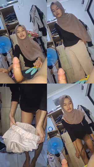 Skandal Jilbab sama Pacarnya Lagi Nyepong Divideoin Kelihatan Pro Banget Cewenya.mp4