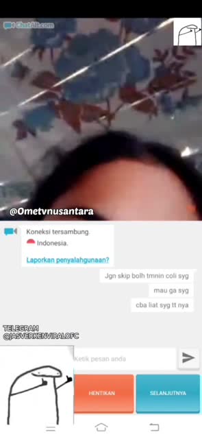 Ome TV Cewe cantik disuruh lepas baju - Telegram @jasverkenviralofc - Bokep Indo Viral.mp4