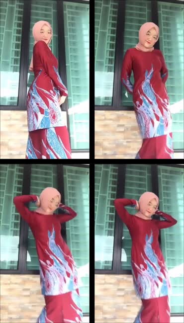 Vc Cantik Hijab Malay Sama Temen Kerja