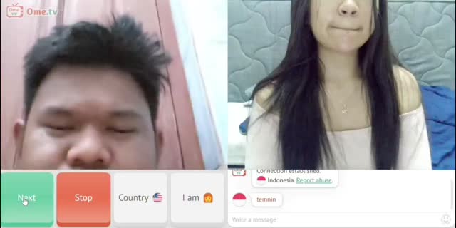 Ometv si gembrot beruntung banget ketemu cewek bening 