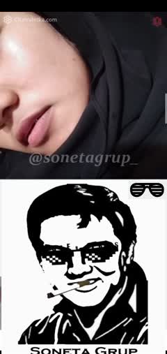 Ometv tobrut hijab hitam 