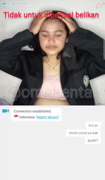 Ome Tv Abg Pakai Almamater Kampus Pamer Nenen