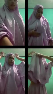 pulang tarawih lepas mukena