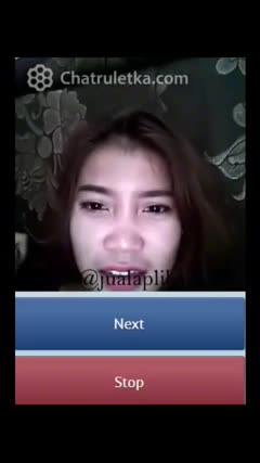 OmeTV Baju Hitam Memeknya Udah Becek aja