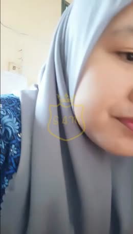 VCS Mbak Quinya Jilbab Abu-abu Show Uting Nenen TT