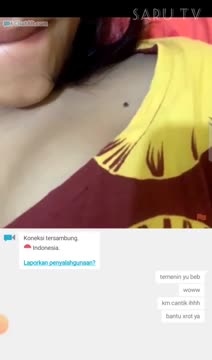 Ometv cewek daster kuning