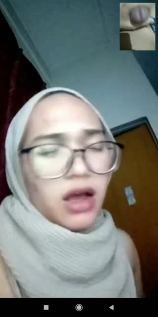 Afifah hijab kacamata vcs 