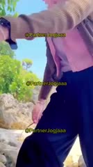 hijab berani nyepng di pinggir pantai - Tele@hematkawan10.mp4