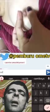 Bersuara SuaraOME TV cewek cantik brutal langsung colmek @pemburu ometv
