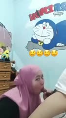 hijab pink nyepong - Tele@hematkawan10.mp4