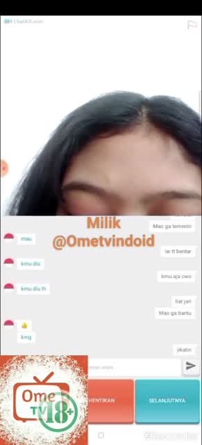 OmeTV Full Percakapan Sound On sama cewek cantik 