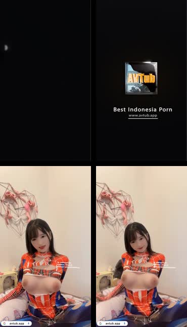 Arachuu Cosplay Spiderman Cewek Sexy.mp4