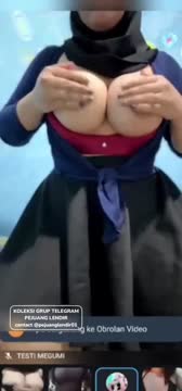 ☑️JILBAB BBW MIGUMI LIVE COLMEK SAMPAI PIPIS ENAK 1