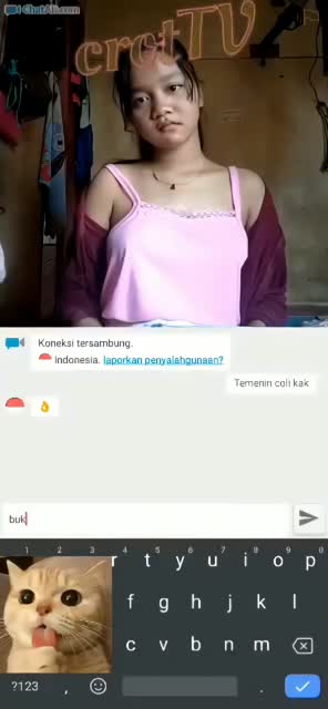 OmeTV Gadis Cantik tangtop pink 