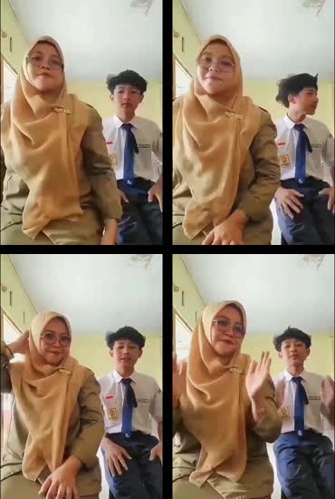 Ibu Guru Salsa vs murid 