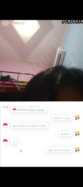 Bocil 12 tahun main ome