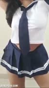 SMA - Maya Mustika Cosplay dgn Kostum Siswi Japan.mp4