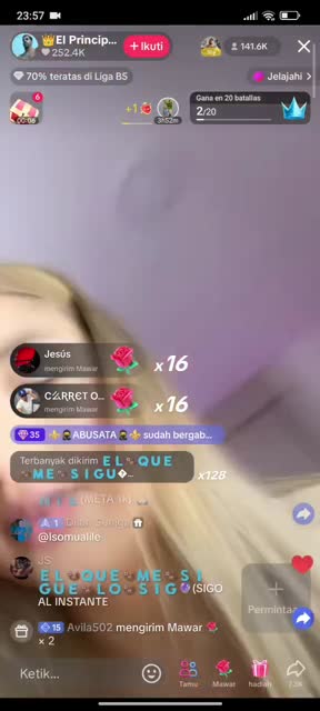 kalah pk live bar bar tik tok